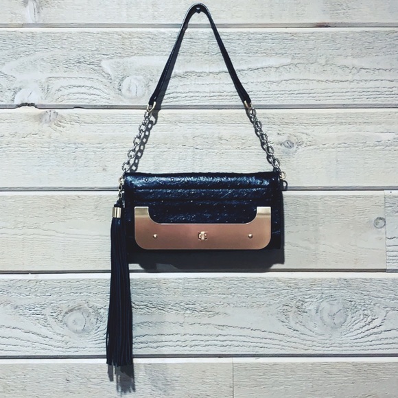 Diane Von Furstenberg Handbags - DVF Embossed Evening Clutch